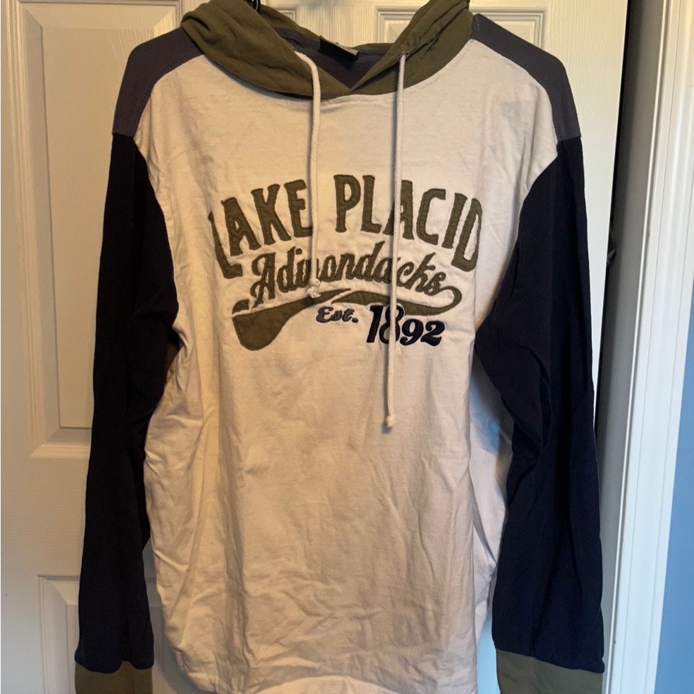 MV Sport Olive and Gray Hoodie